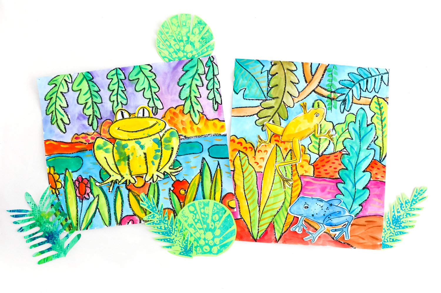 Oil Pastel Art